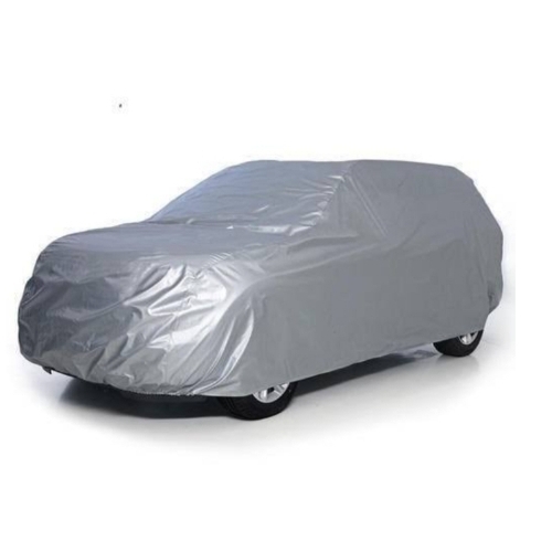Car Tarpaulin Cover - Tarpaulin, All Size, Silver | Waterproof, UV Resistant, Scratch and Tear Resistant, Full Coverage, Easy Fitting Secure Straps