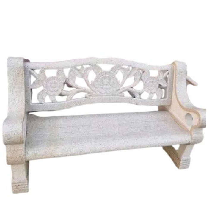 Marble Back Rest Bench