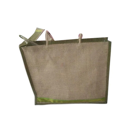 Brown Jute Lunch Bag