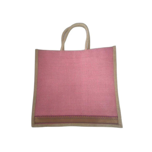 Loop Handle Jute Lunch Bag