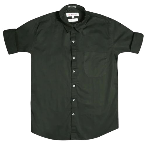 Men Plain Cotton Shirt