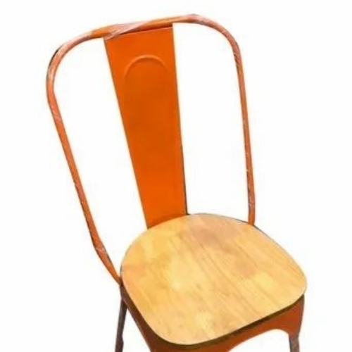 Orange Restaurant Cafe Chair