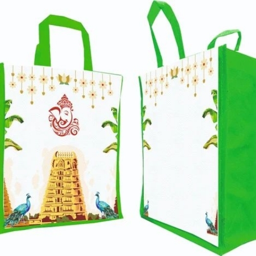 Temple Design Thank You Bag