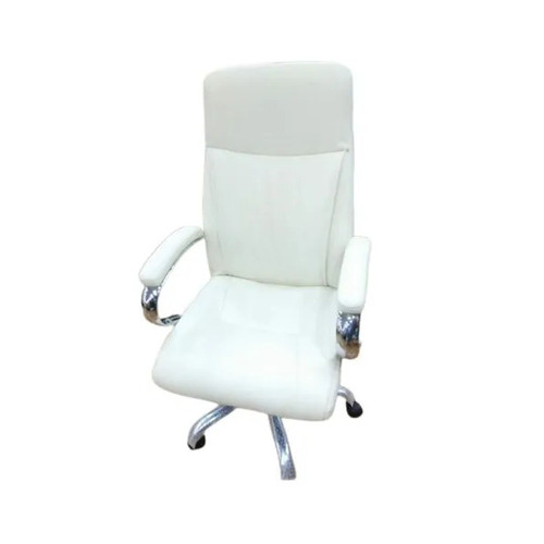 White Leather Office Chair