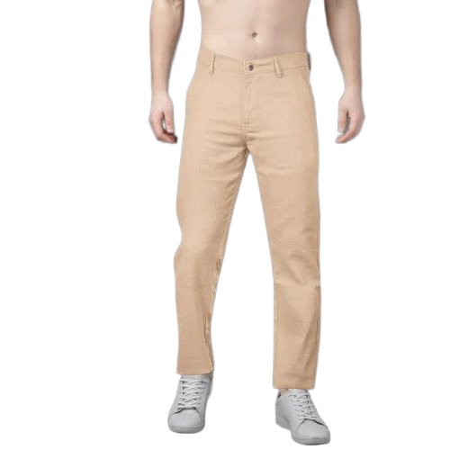 Beige Cotton Pant