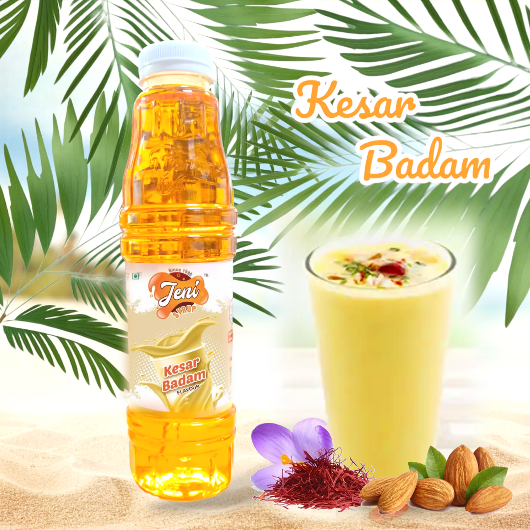 Kesar Badam Sharbat Syrup 700Ml - Packaging: Plastic Bottle