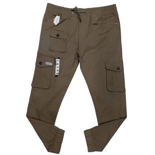 Men Plain Cargo Pants