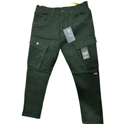 Men Solid Cargo Pants