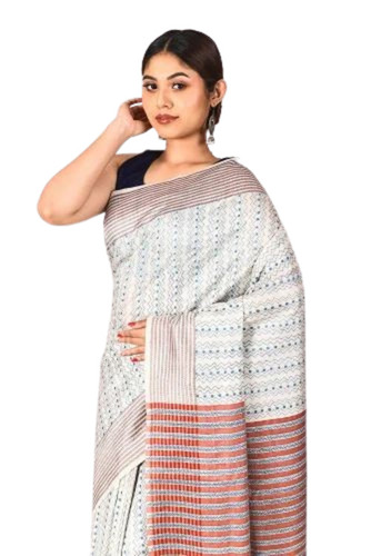 Silk Jalchuri Kantha Saree