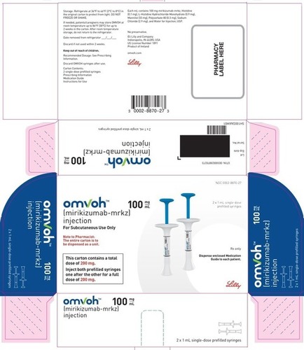 Omvoh Mrkz 100 Mg/Ml Subcutaneous Solution  - Dosage Form: Injection