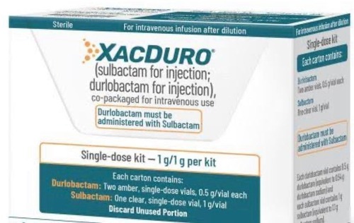 Xacduro Sulbactam Durlobactam For Injection - Expiration Date: 3 Years