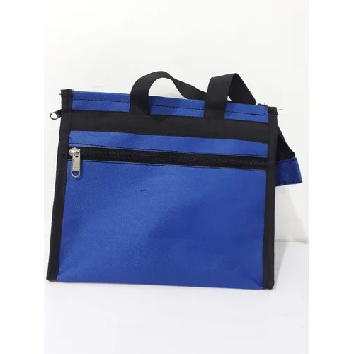Blue Jute Lunch Bag