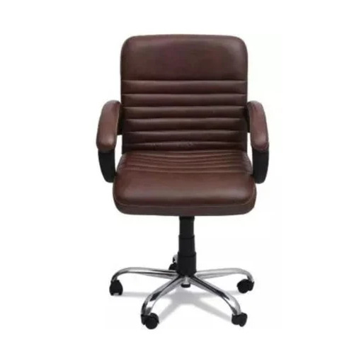 Brown Leatherette Office Chair