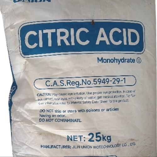 Citric Acid Monohydrate - Application: Industrial