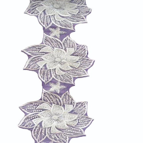 Cutwork Zari Border - Color: 1