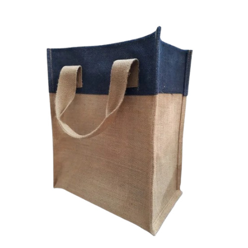 Eco Friendly Loop Handle Jute Lunch Bag