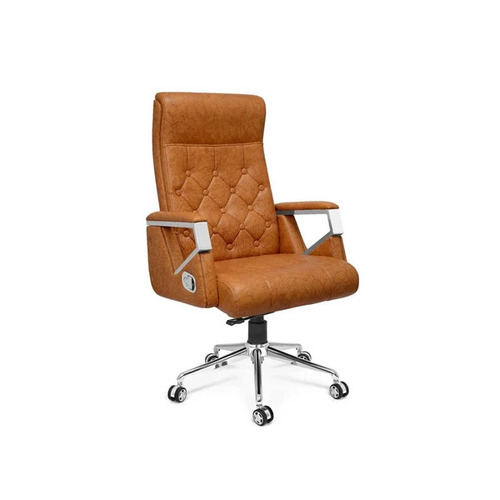 Fixed Arm Leather Office Chair