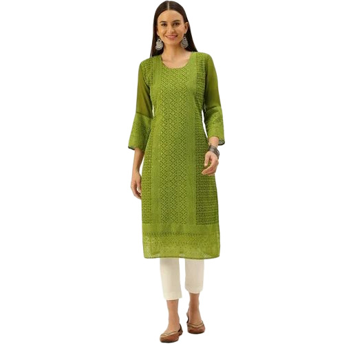Ladies Straight Kurti Set