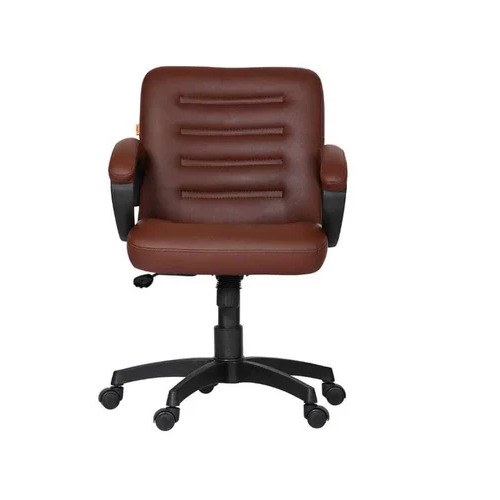 Medium Back Leather Office Chair