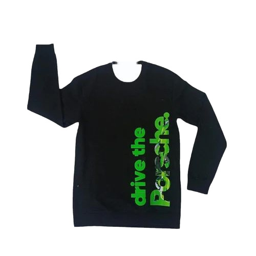 Men Printed Black T Shirt