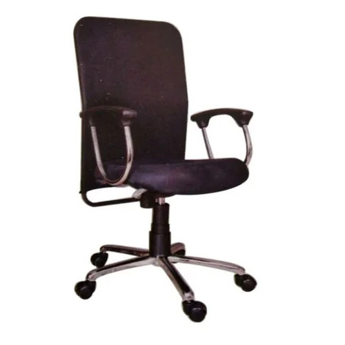 Polished Leather Office Chair