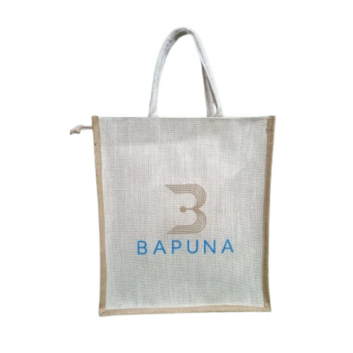 Printed Jute Shopping Bag
