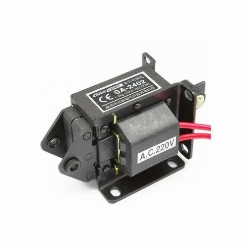 Sa-2402 1kgf 9.8n 15mm Push Pull Type Ac Solenoid Electromagnet