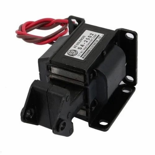 Sa-2502 Ac220v 14.7n 15mm Pull Push Type Open Frame Linear Motion Solenoid Electromagnet