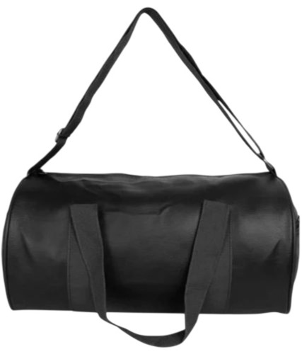 Black Pu Gym Bag