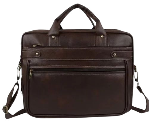 Brown Leather Messenger Bag