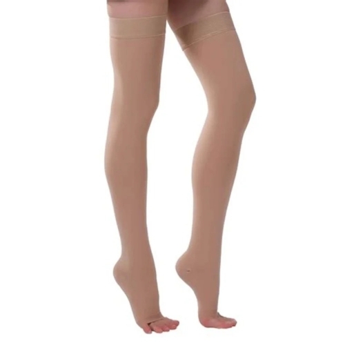 Ontex Cotton Compression Stockings Thigh Length For Varicose Veins