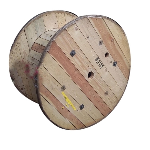 Weather Resistant Wooden Cable Drum