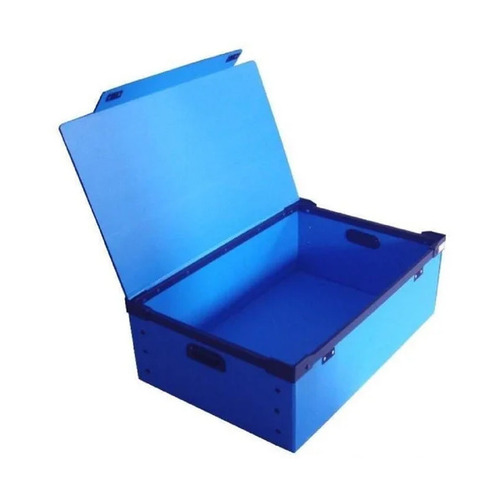 Blue Polypropylene Corrugated Box