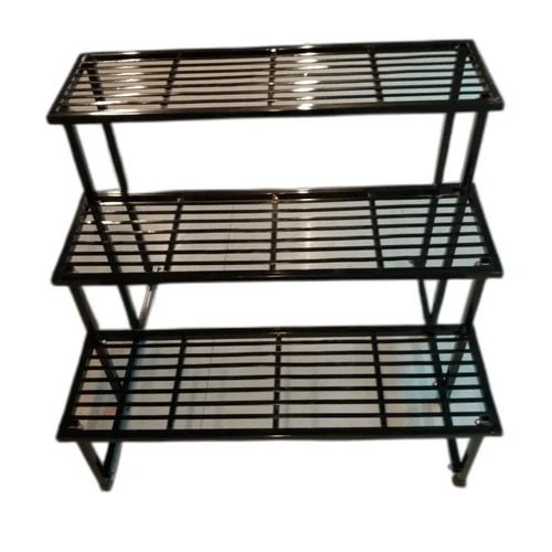 Metal Plant Stand - Color: Warehouse Iron Storage Rack