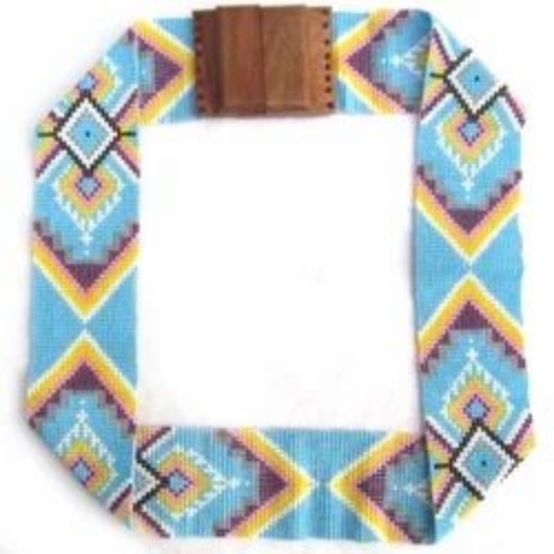 Multicolor Seed Beaded Belt