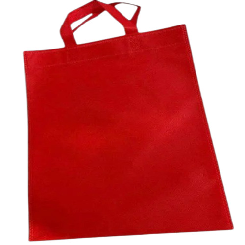 Red Loop Handle Non Woven Bag