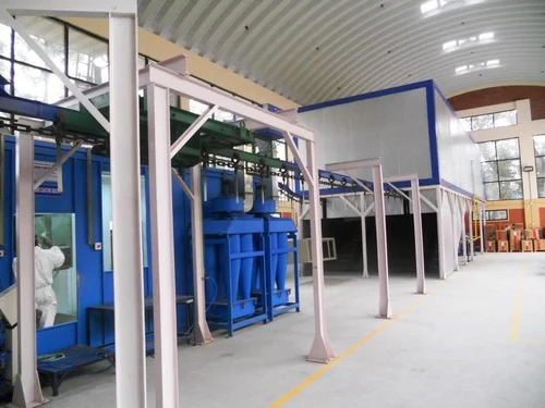 Automatic Powder Coating Plant - Feature: Auto Exchange Rolls