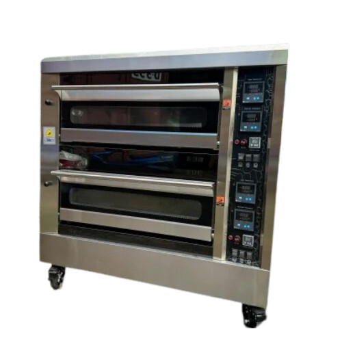 Gas Baking Oven 2 Deck 4 Tray