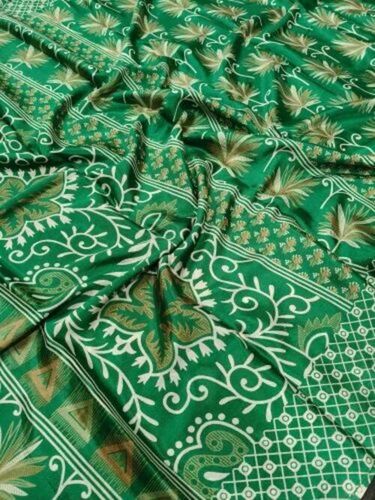 Green Chiffon Saree