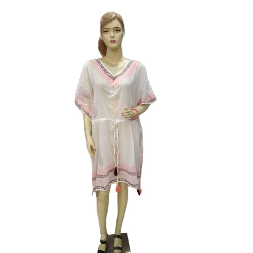 Ladies Plain Cotton Kaftan