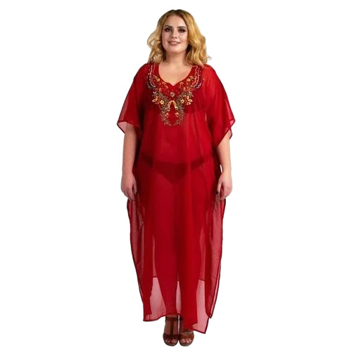 Ladies Red Kaftans