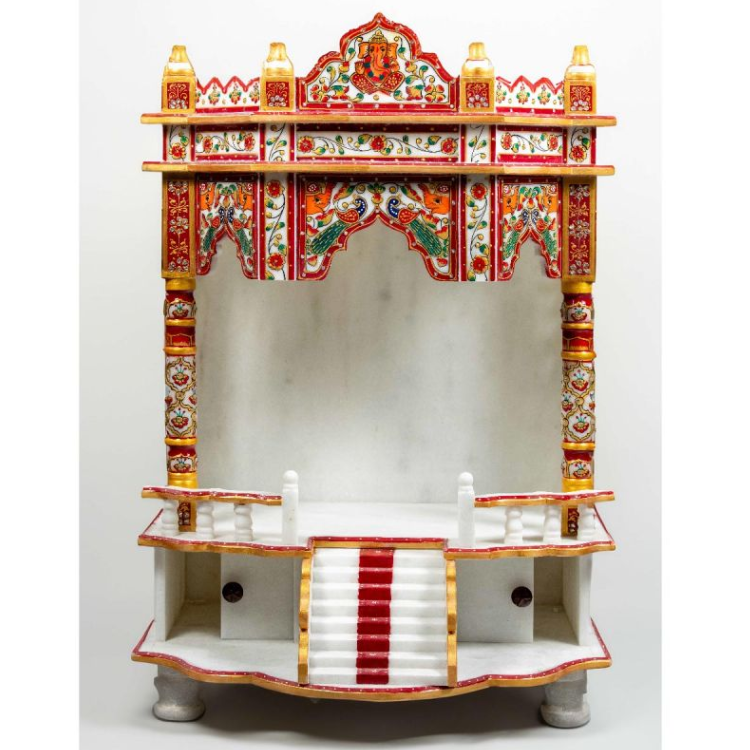 Painted Marble Mandir 