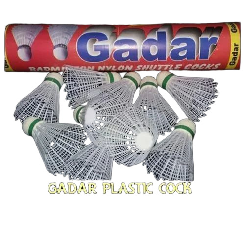 Plastic White Shuttle Cock
