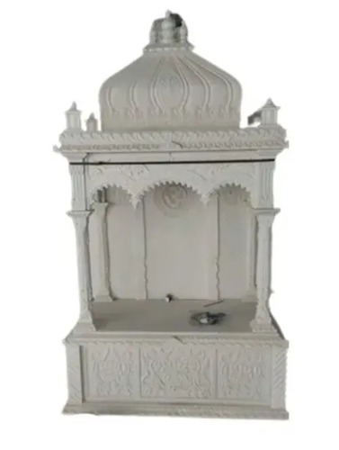 White Marble Temple - Marble, Standard Size, White | Antibacterial, Durable, Easy to Clean, Washable, Eco-Friendly