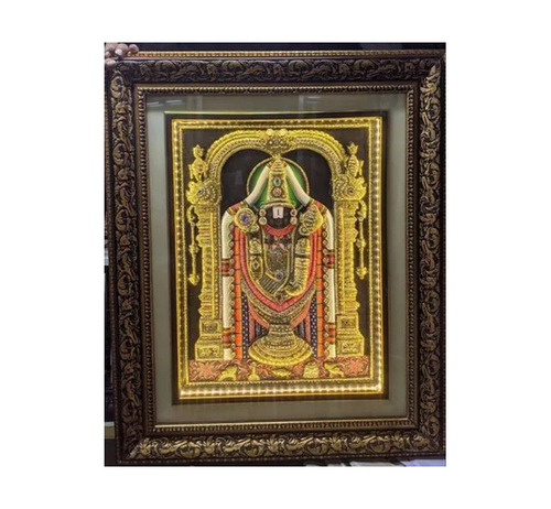 18x24 Inches Tirupati Balaji 3D Painting