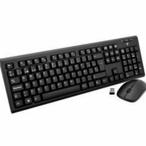 Black Tvse Champ Elite Wireless Combo Kit Keyboard