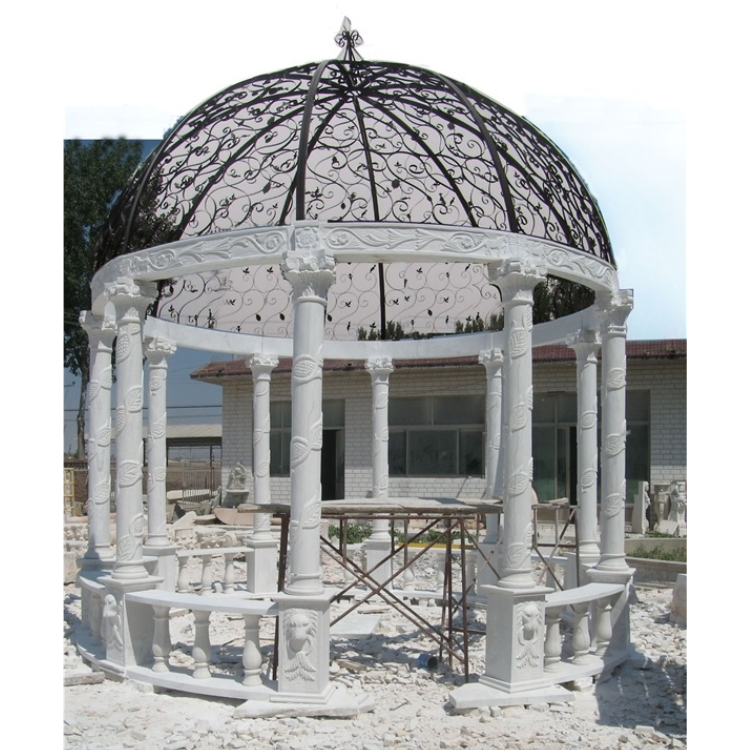 Carved Marble Gazebo