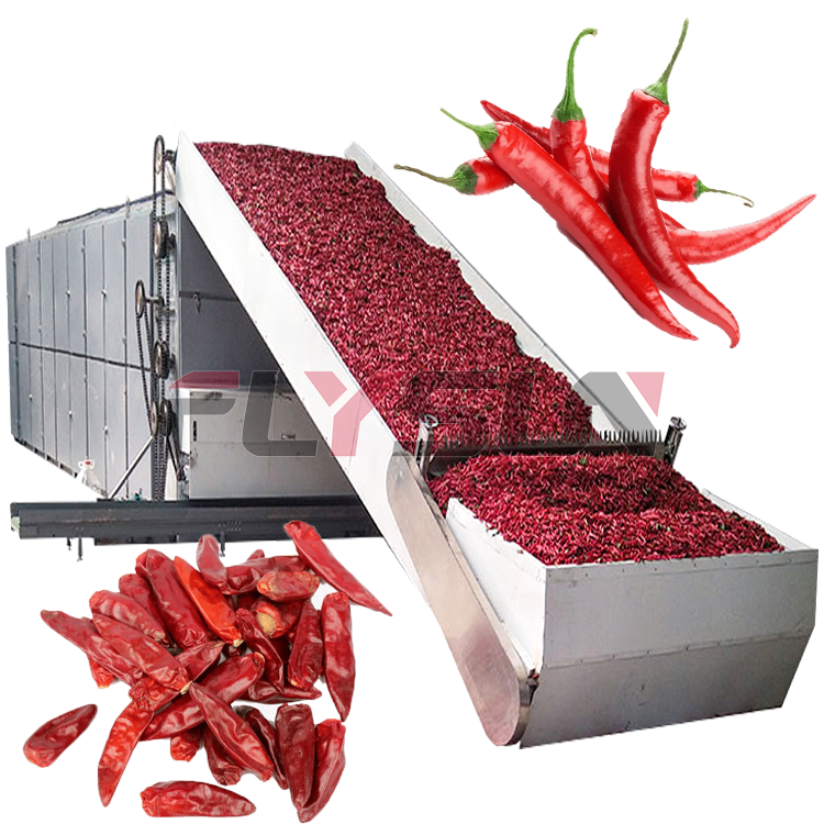 Chili Pepper Red Pepper Drying Equipment Mesh Belt Dryer