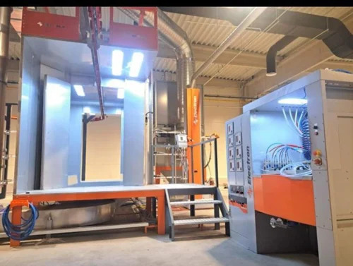Conveyorised Powder Coating Booth - Feature: Magnetic Tension Control
