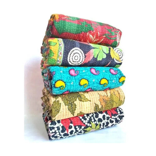 Indian Kantha Quilt